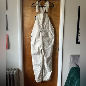 RRL white pant splattered overalls